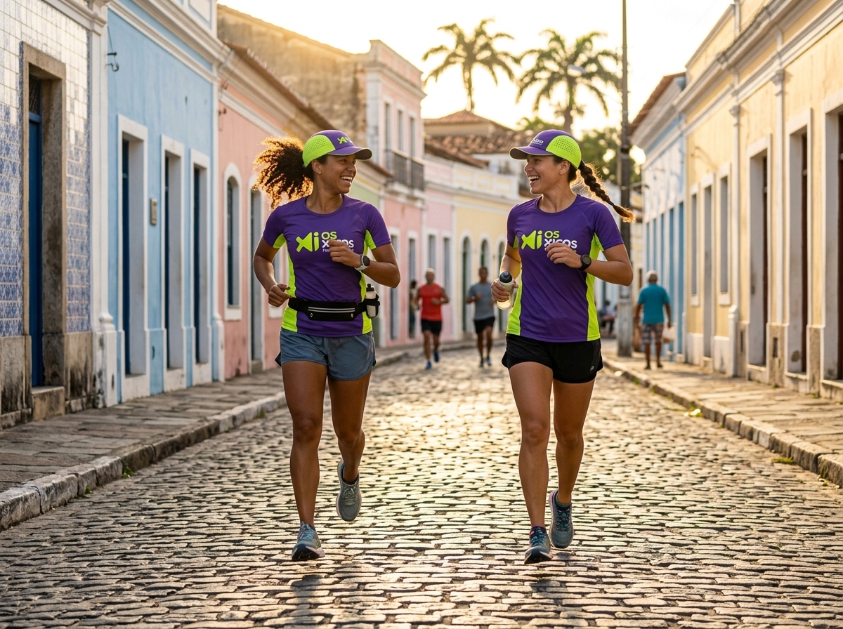 Corredoras na Rua Grande de Aracati